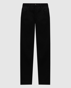 Alexander McQueen Черные джинсы с патчем 847587QYAAC