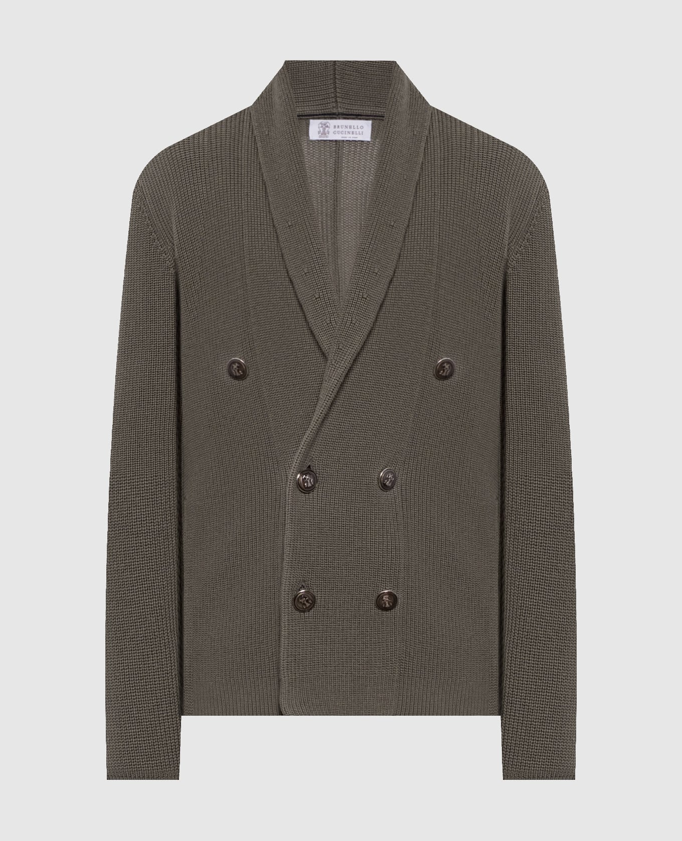 Зеленый кардиган