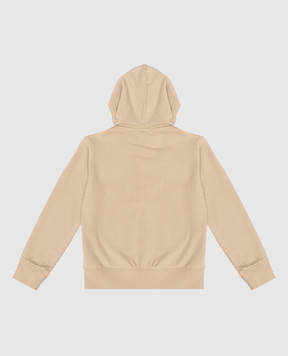 C.P. Company Дитяча бежева спортивна куртка з принтом логотипа CMF01ALCA691014