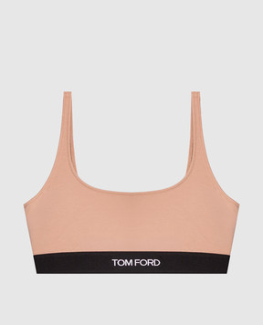 Tom Ford Бежевый топ BRJ016JEX011