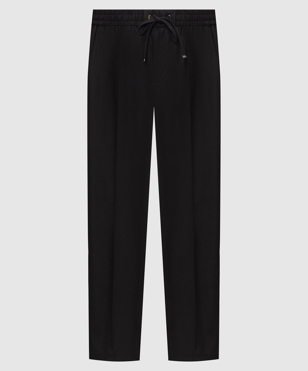 Dolce&Gabbana Черные брюки из шерсти GP26ETFUBG8