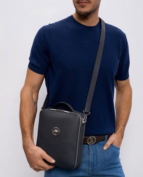 Stefano Ricci Синяя кожаная сумка с эмблемой ND218GTPVD