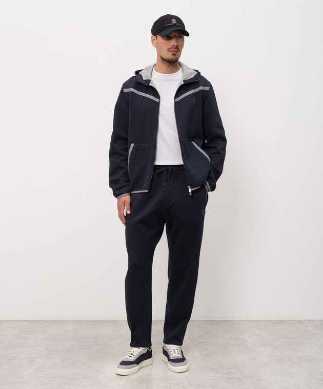 Brunello Cucinelli Серая футболка прямого кроя M0B137427 изображение 2