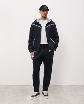 Brunello Cucinelli Серая футболка прямого кроя M0B137427