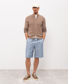 Peserico Коричневий кардиган R59469F149108M