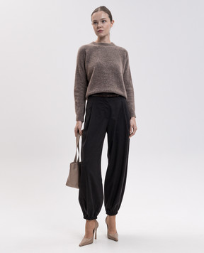 Max Mara Weekend Коричневый свитер TUONO с шерстью альпаки WKDTUONO