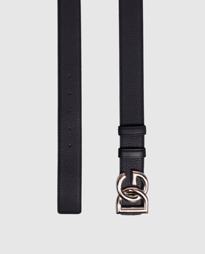 Dolce&Gabbana Синій шкіряний ремінь BC4993A0742