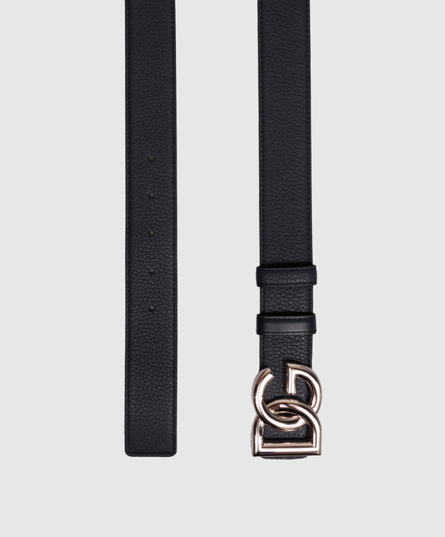 Dolce&Gabbana Синий кожаный ремень BC4993A0742 изображение 3