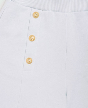 Balmain Дитячі блакитні шорти BY6A09Z31831214