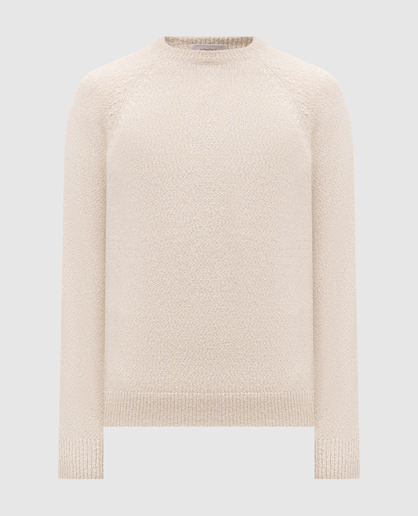 

Бежевый свитер с шелком и льном, Свитера