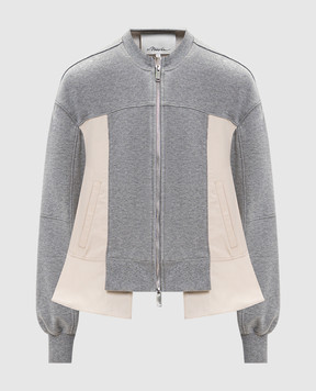 3.1 Phillip Lim Серая спортивная куртка E26160919TFT