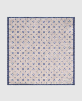 Pini Parma Двостороння хустка-паше із шовку з принтом 60593802