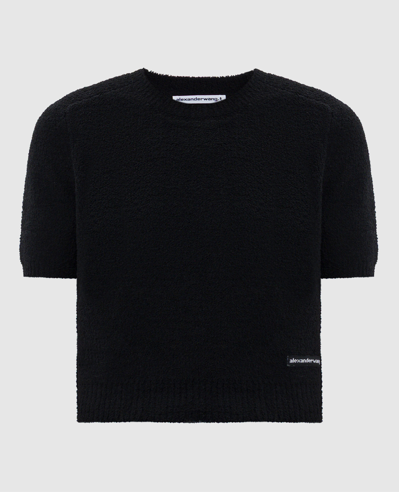 

Черный топ с нашивкой логотипа, Топы