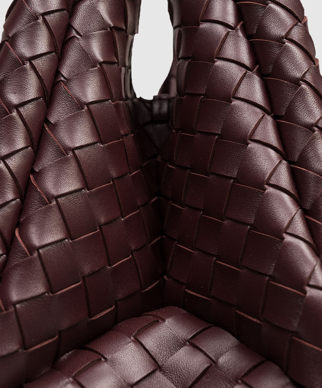 Bottega Veneta Бордова шкіряна сумка Campana 844249V4SC0 зображення 4