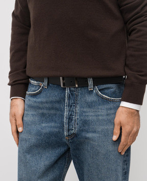 Bally Кожаный двухсторонний ремень с логотипом MBB02LVT728