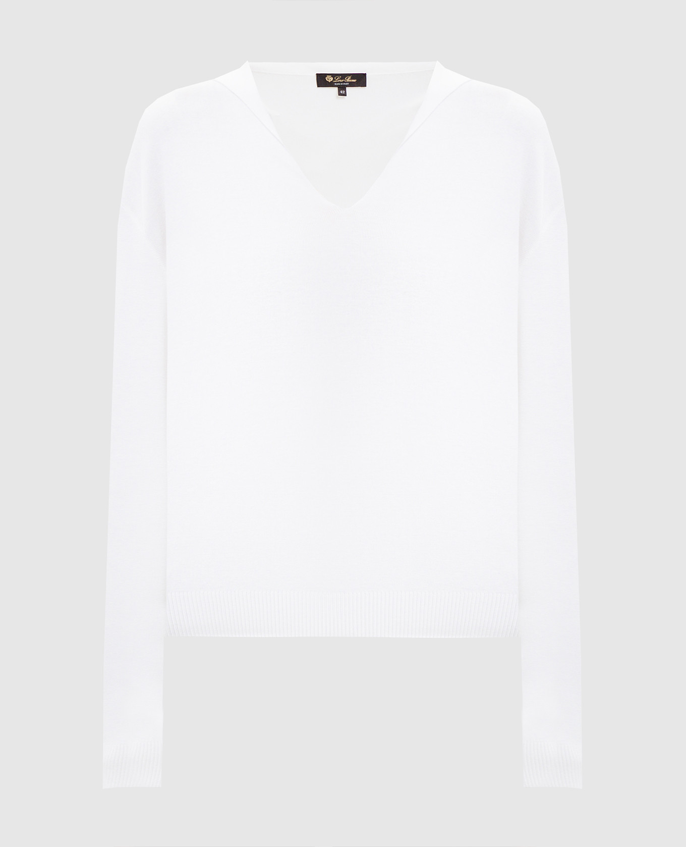 

Белый пуловер Sorbonne с шелком, Пуловеры