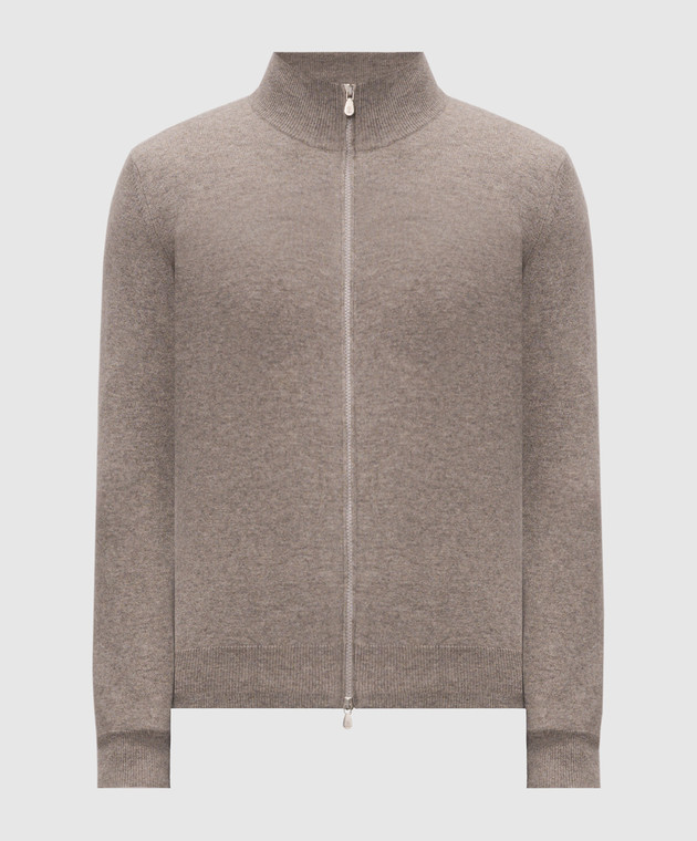 Brunello Cucinelli Кардиган бежевого цвета из кашемира M2200106