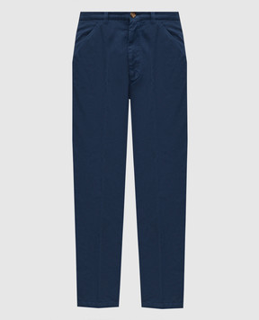 Brunello Cucinelli Синие брюки M252DH0660