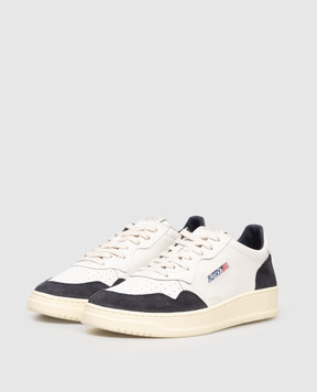 AUTRY Білі шкіряні кросівки MEDALIST A1UNAULMFT07