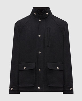 Brunello Cucinelli Черная куртка из шерсти MY4966382