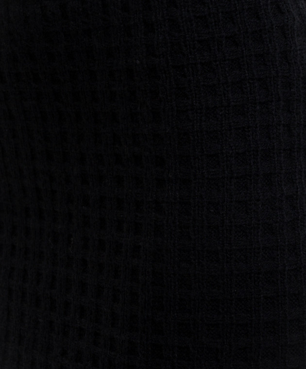 Allude Чорна спідниця міні з вовни та кашеміру 26517114 зображення 5