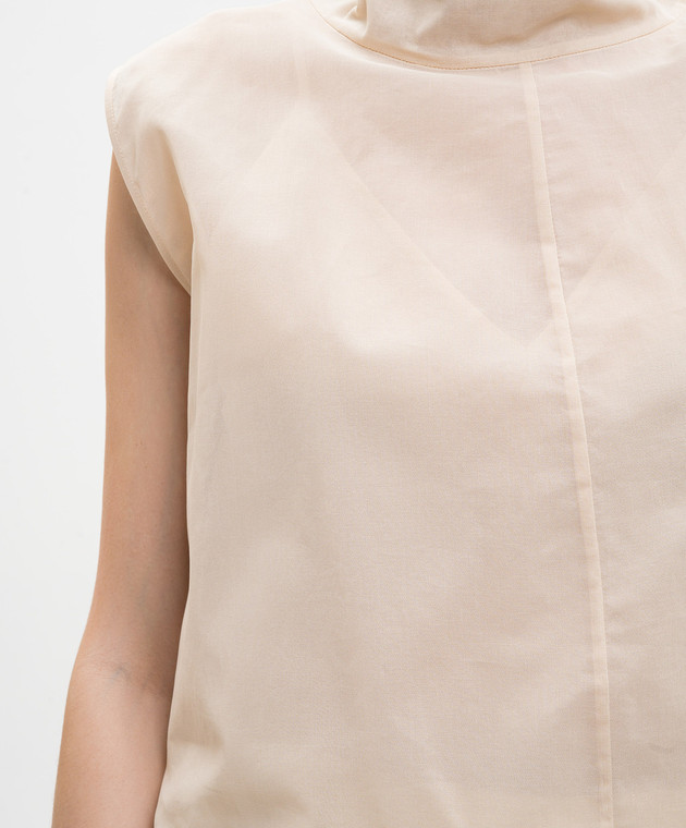 Max Mara Sportmax Бежевий топ GRADO SPSGRADO зображення 5