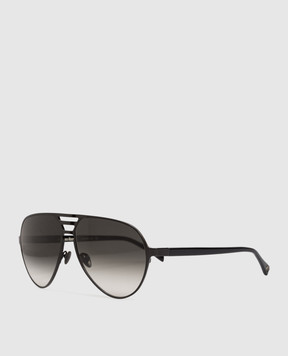 Stefano Ricci Чорні сонцезахисні окуляри Eagle SG22UMEACET