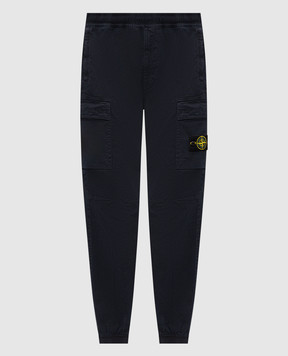 Stone Island Сині джогери з патчем логотипа L2S153100033S00L1