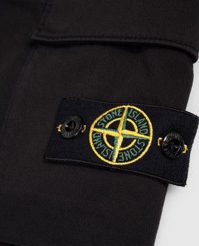Stone Island Дитячі чорні джогери з логотипом K2S163100007S00121012
