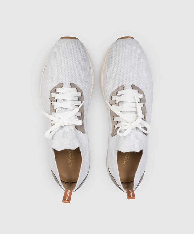 Enrico Mandelli Сірі текстильні кросівки 0WALKC6057 зображення 4