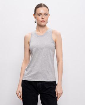 Loulou de Saison Сіра меланжева майка POSO POSOLDS