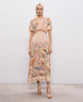 Etro Рожева сукня з квітковим принтом WRHA056099SP4J9