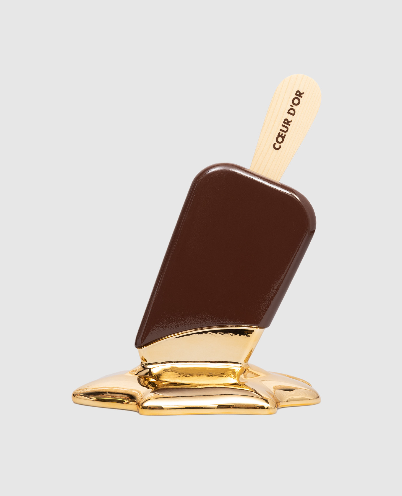 

Коричневая статуэтка в виде мороженого Coeur d'or, Коричневый, Декор