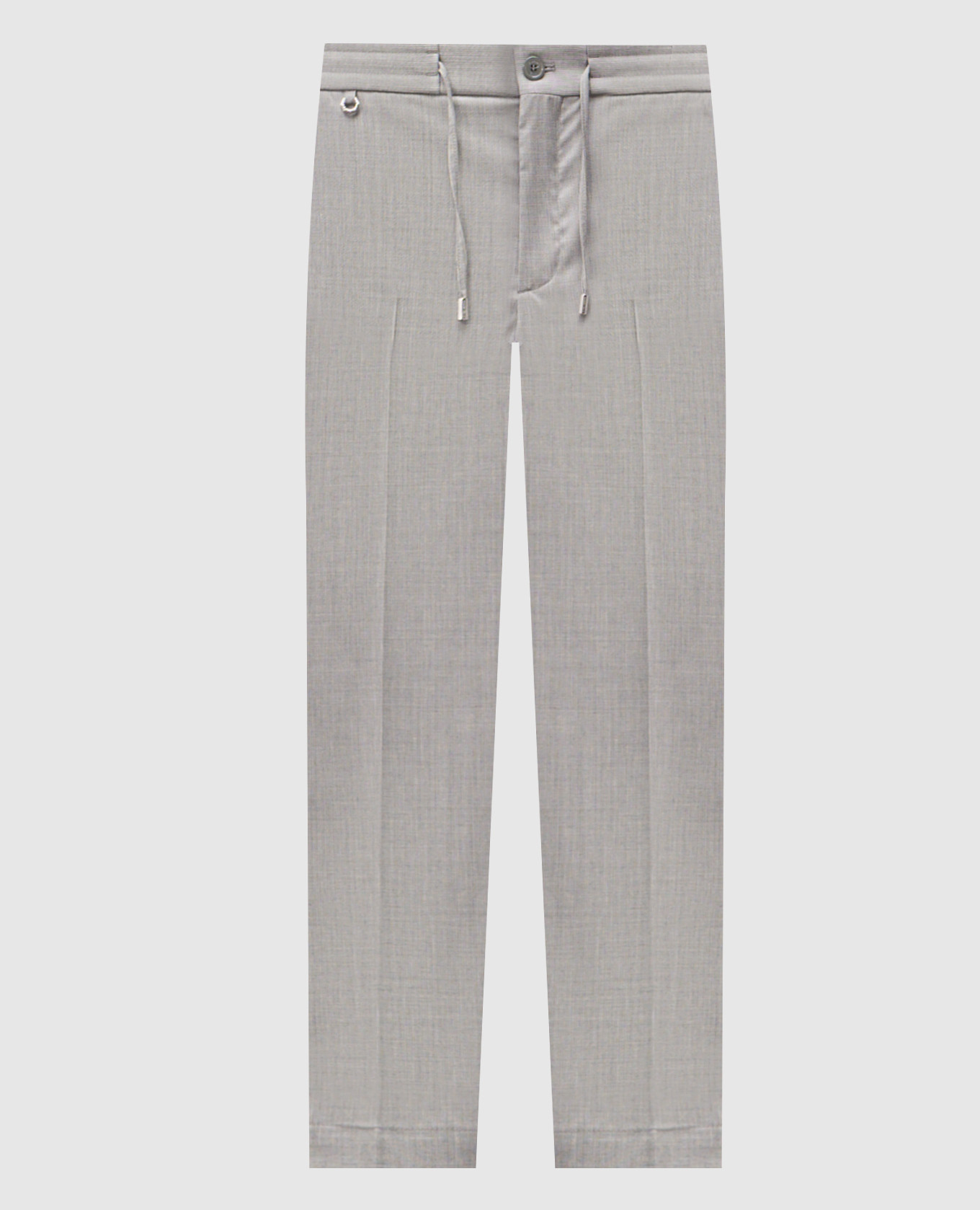 Серые брюки из шерсти