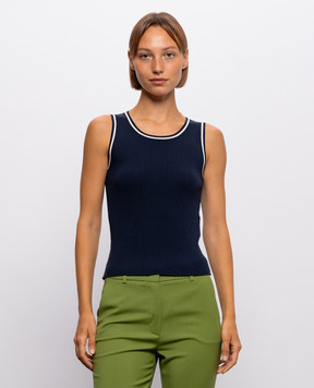 Max Mara Weekend Синяя майка TARO WKDTARO