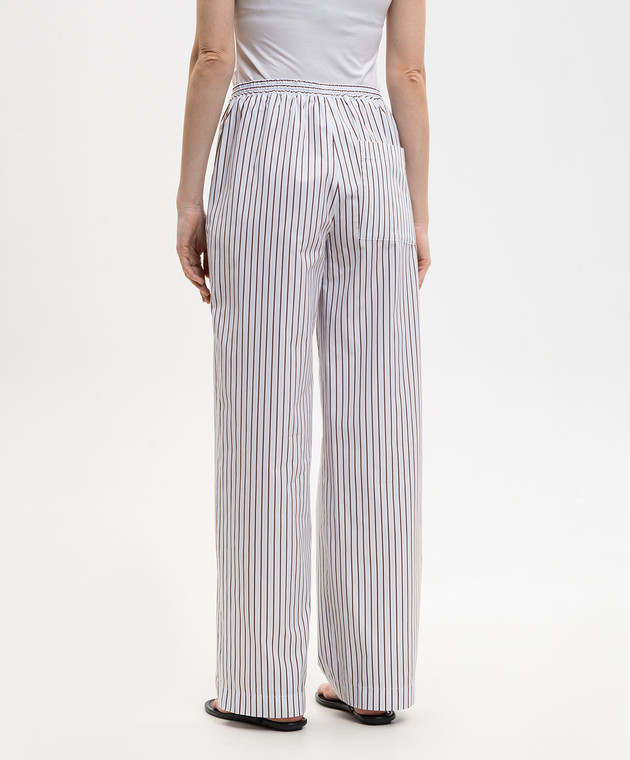 Loulou de Saison Белые штаны CISCO в полоску CISCO изображение 4