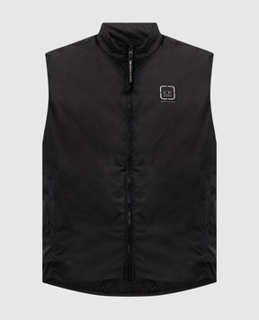 C.P. Company Metropolis Чорний жилет з принтом логотипа LVE027A110400A