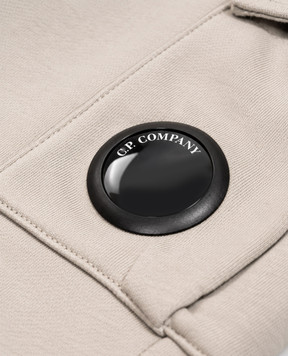C.P. Company Дитячі сірі джогери з патчем логотипа CNP00ZLCA761014
