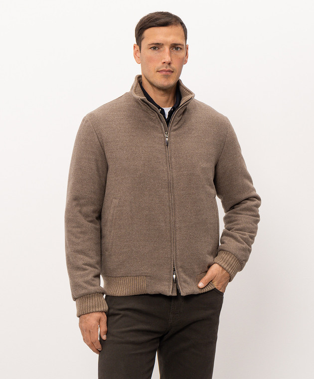 Doriani Cashmere Коричневая куртка A430T125 изображение 3