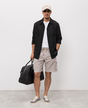 Brunello Cucinelli Сірі шорти-карго M252DU0025