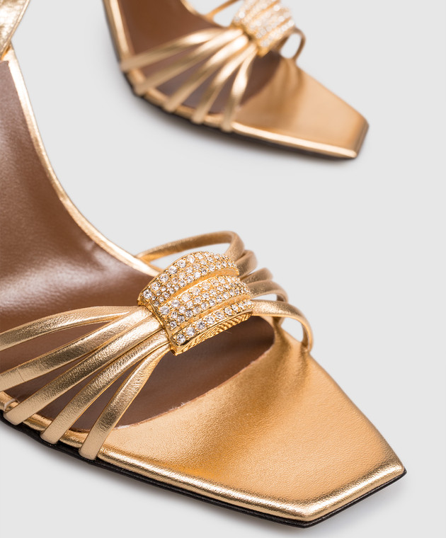 Giuseppe Zanotti шкіряні босоніжки Sunset Glow E600073 зображення 5