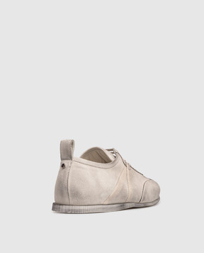 Ann Demeulemeester Бежеві замшеві кросівки Siru B0012585LT147