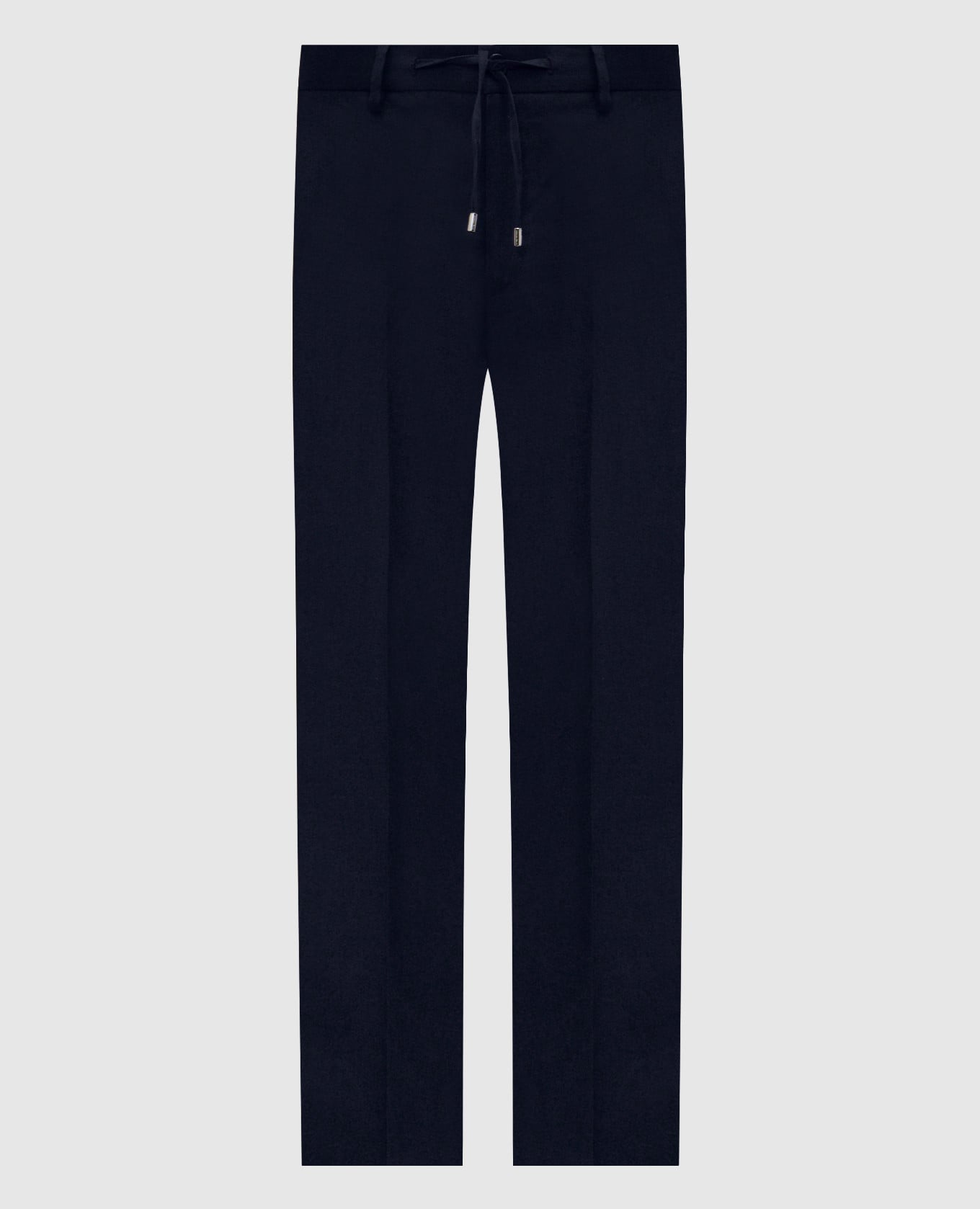 Синие брюки из шерсти