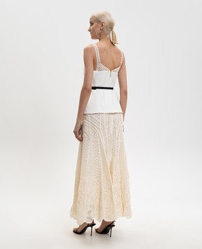 Simkhai Біла сукня подвійної конструкції 1261215E