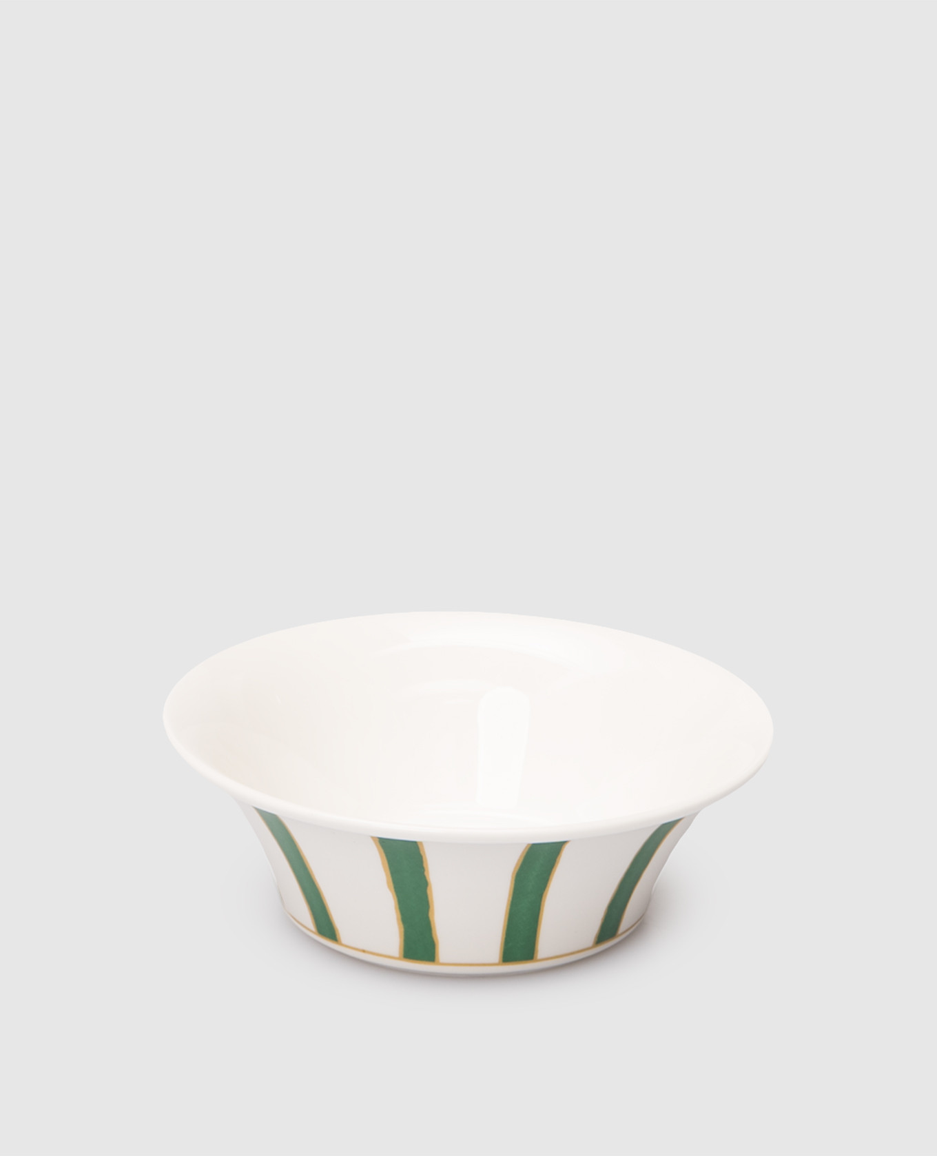 Белая фарфоровая пиала Striche Verdi e Oro