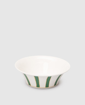 Geminiano Cozzi 1765 Біла порцелянова піала Striche Verdi e Oro TTCMI37159036