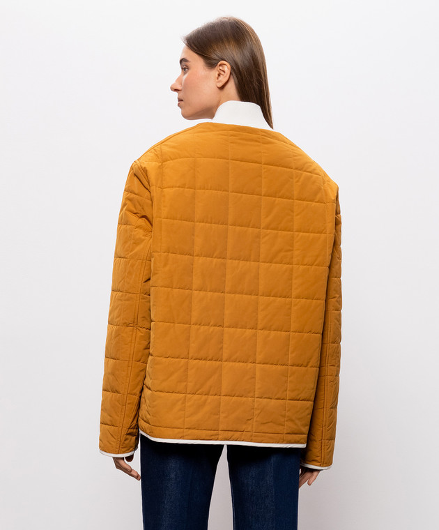 Ami Paris Коричневий бомбер з нашивкою UJK938PL0117w зображення 4