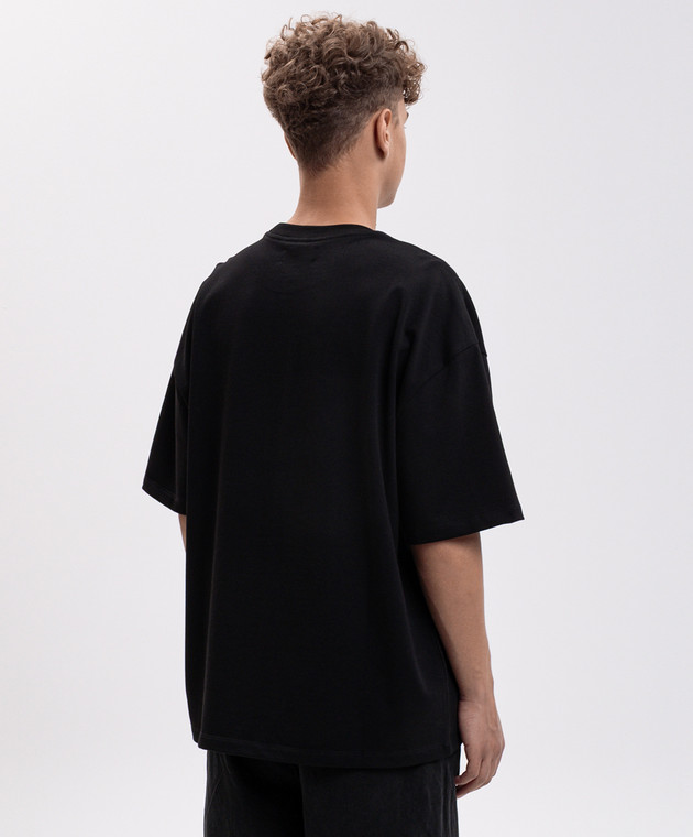 AMIRI Черная футболка AM426JR009 изображение 4