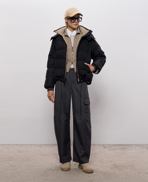 Brunello Cucinelli Коричневый кардиган с кашемиром M1E224716