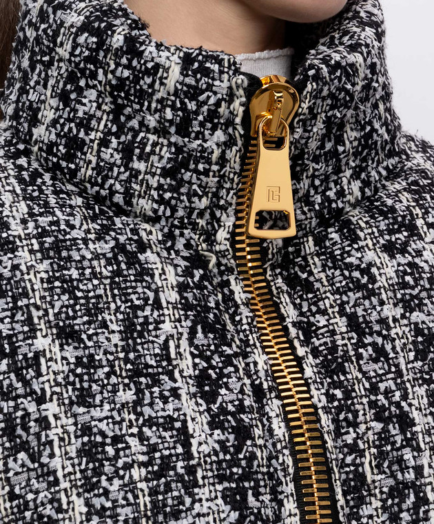 Balmain Твідова куртка з вовною HF1TP140MI65 зображення 5